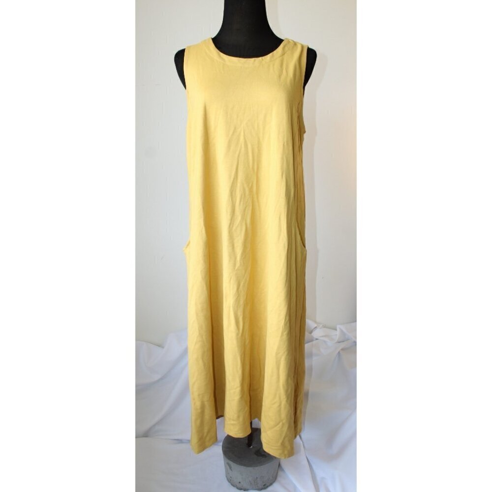 J. Jill Wearever Collection A-line Chamomile Maxi Dress Large Pockets Fall Comfy - Picture 7 of 9